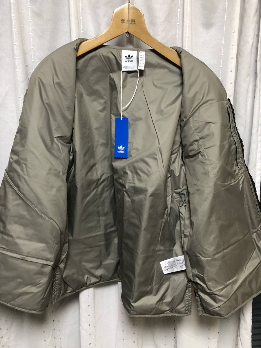 新品 adidas R.Y.V. jacket L 定価13,200円 アディダス カーディガン インナー ダウン _画像3