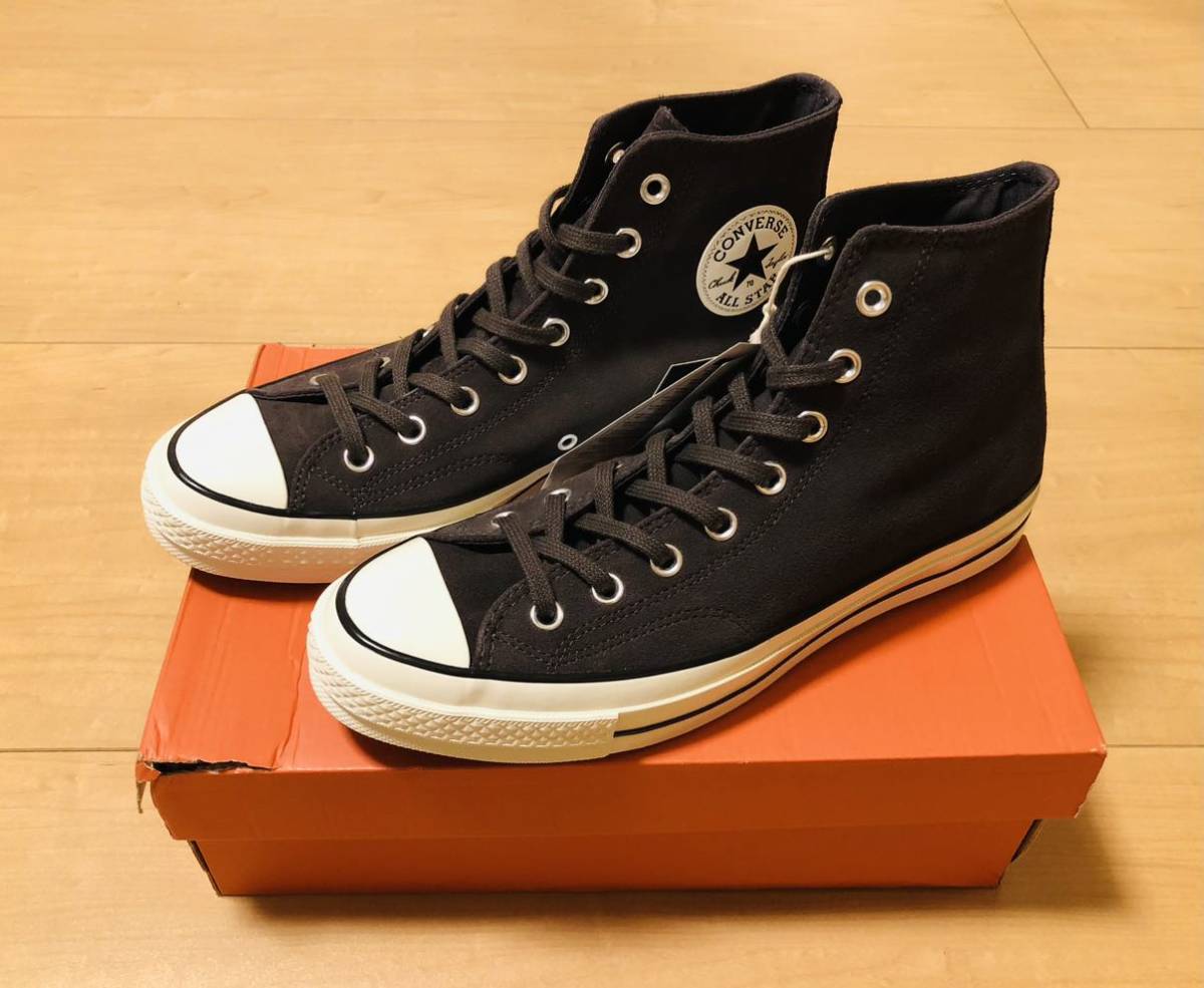 【未使用】Converse(コンバース) CT70 HI CUT US8.5 JP27cm COFFEE NUT コーヒーナッツ チャックテイラー Chuck70 Suede 三ツ星 ハイカットの画像2