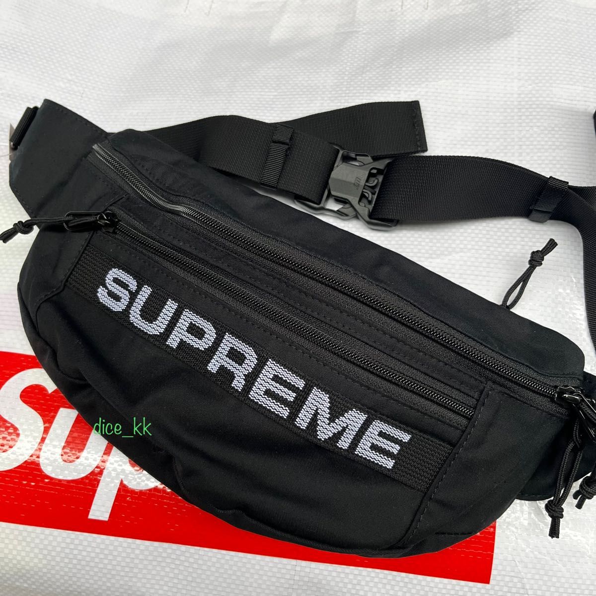 supreme 23ss フィールドウエストバッグ　ブラック