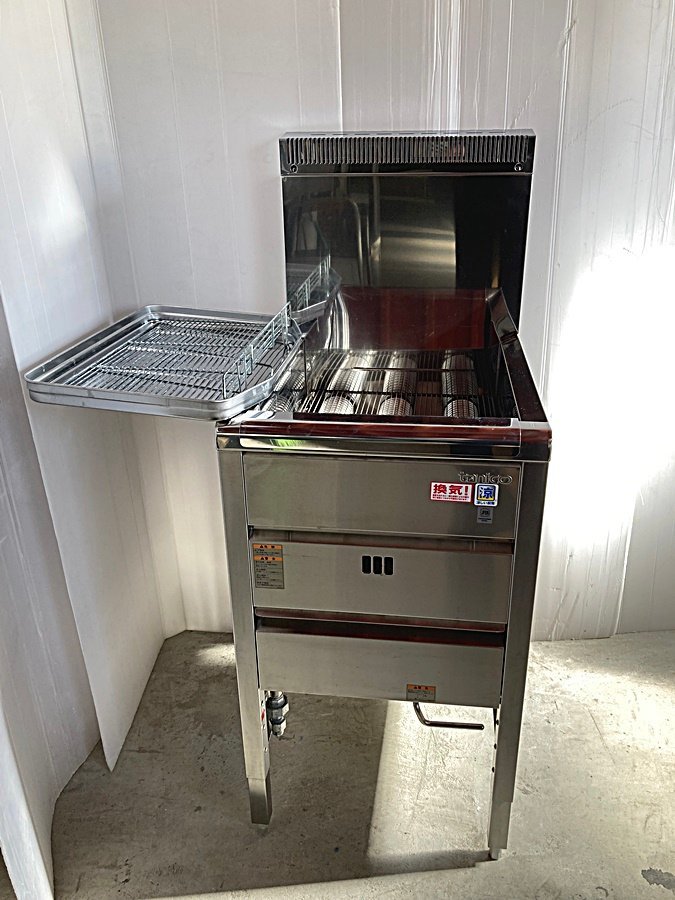 タニコー 2020年製 1槽ガスフライヤー TGFL-45C 450×600×800+360 容量