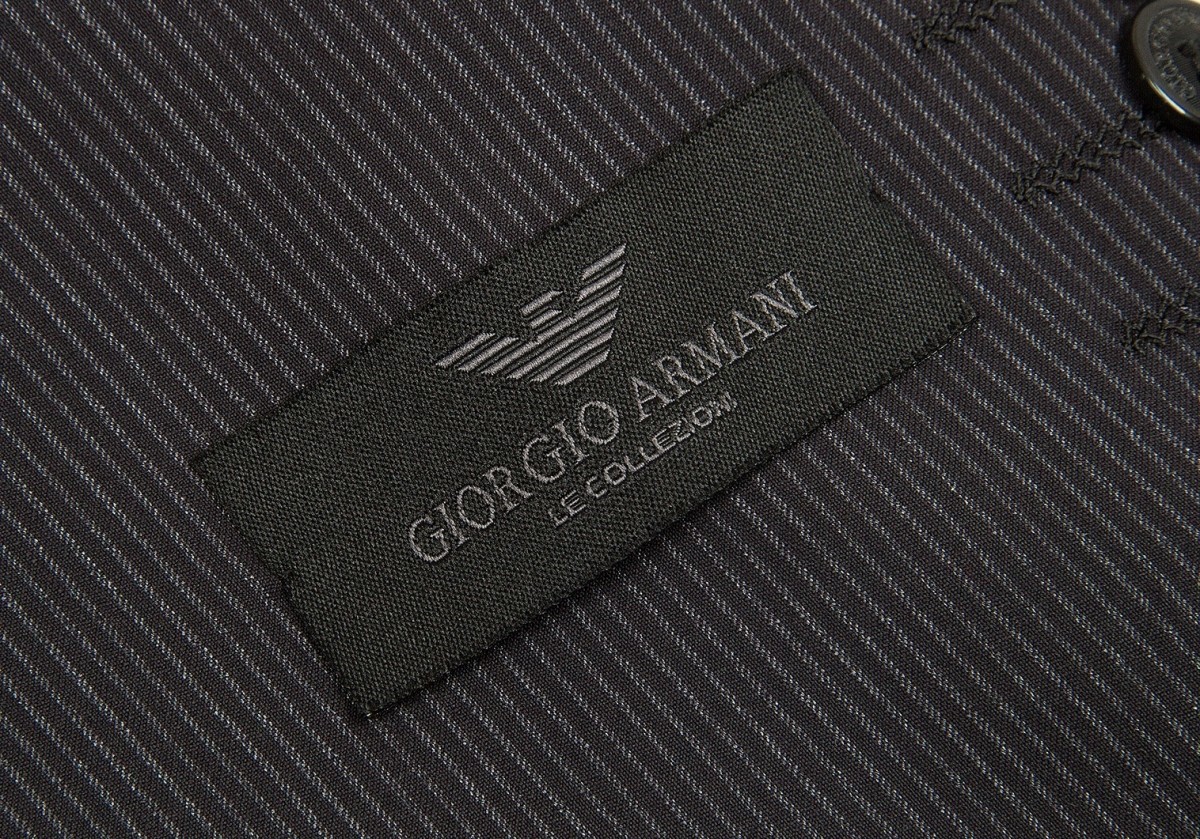 ジョルジオ アルマーニGIORGIO ARMANI ウールシルクストライプ