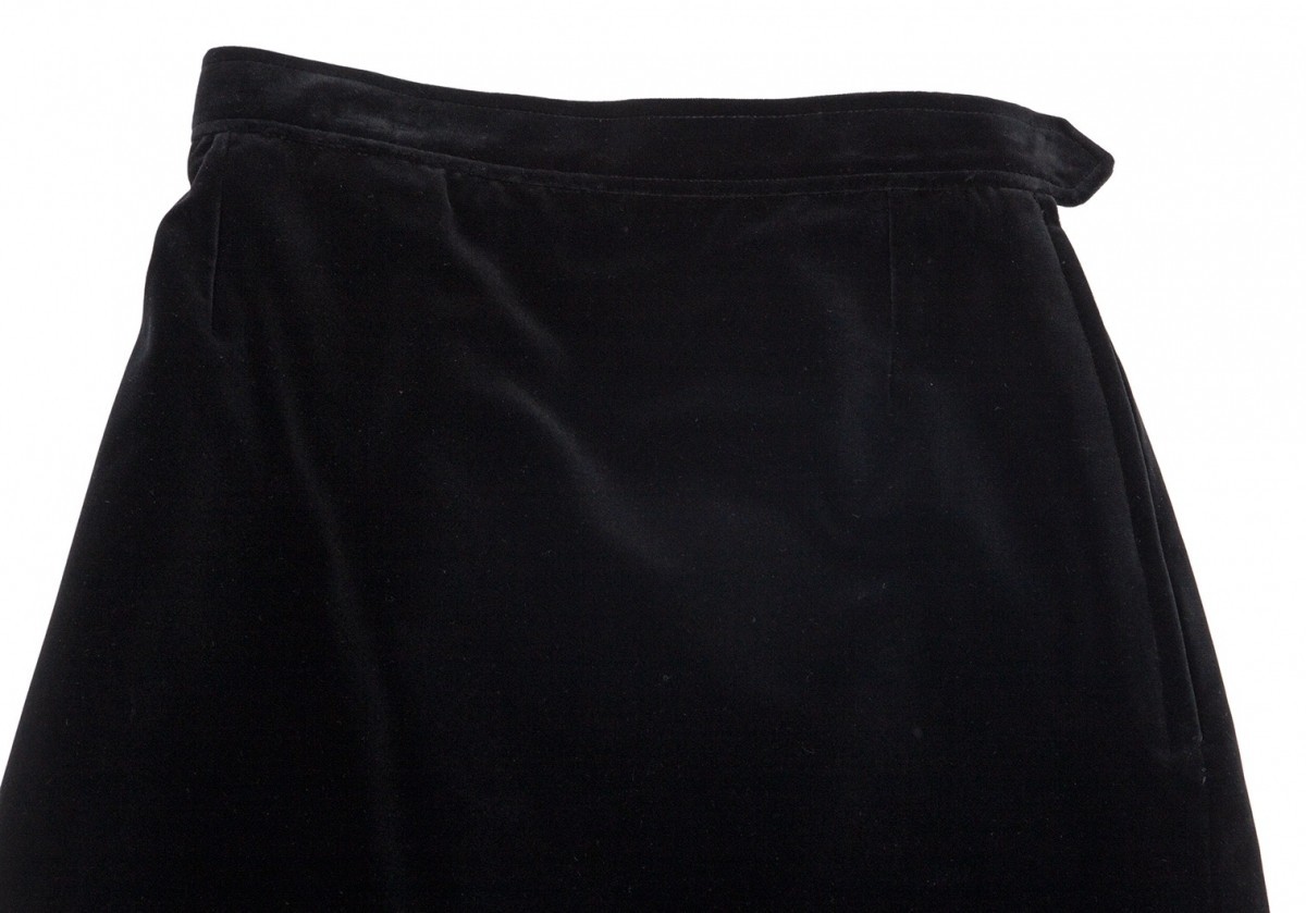 サンローラン リヴゴーシュSAINT LAURENT rive gauche ベロアスカート