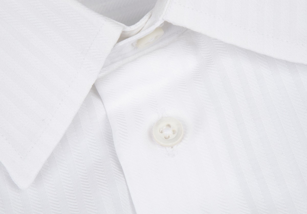  Armani koretsio-niARMANI COLLEZIONI хлопок тень полоса рубашка белый 43