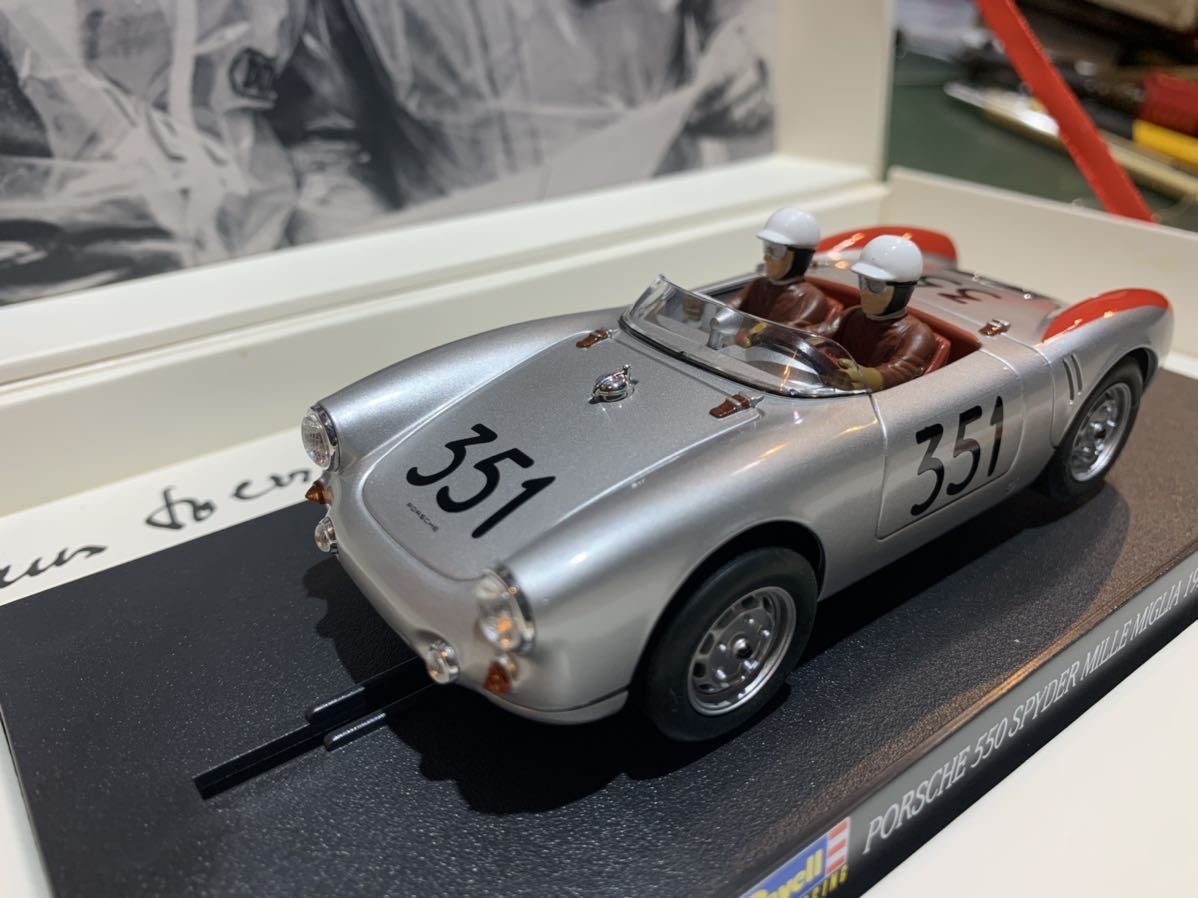 Porsche 550 spyder mille miglia 1954 スロットカー revell monogram レベル モノグラムの画像3