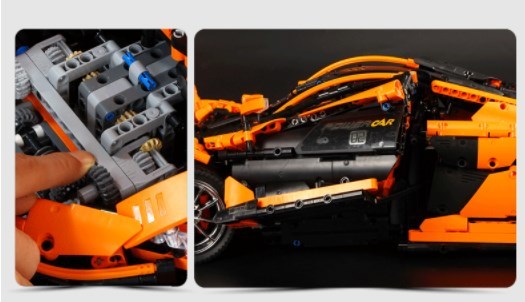 マクラーレン・P1風　スーパーカー　スポーツカー　ブロック　ミニフィグ レゴ 互換 LEGO 互換 テクニック フィギュア 3228pcs_画像7