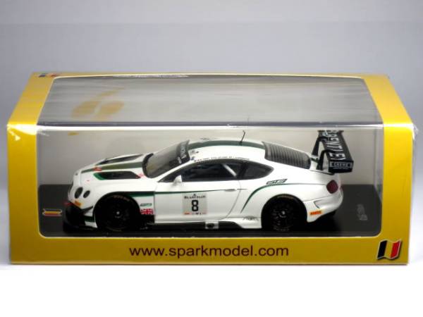 レーシングカー 1/43 Bentley Continental GT3 No.8 24H SPA 2014 (SB079)