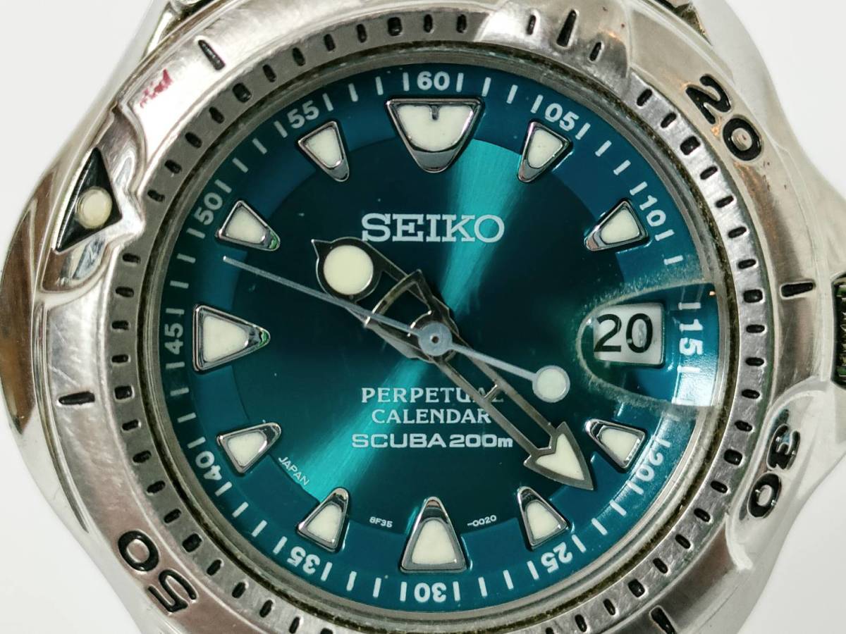 激安☆超特価激安☆超特価SEIKO セイコー パペカレSCUBA 200M デイト