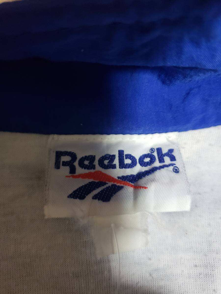 Reebok リーボック ナイロン ジャージ ジャンバー ブルゾン ヴィンテージ USED 青赤白紺 S?_画像4