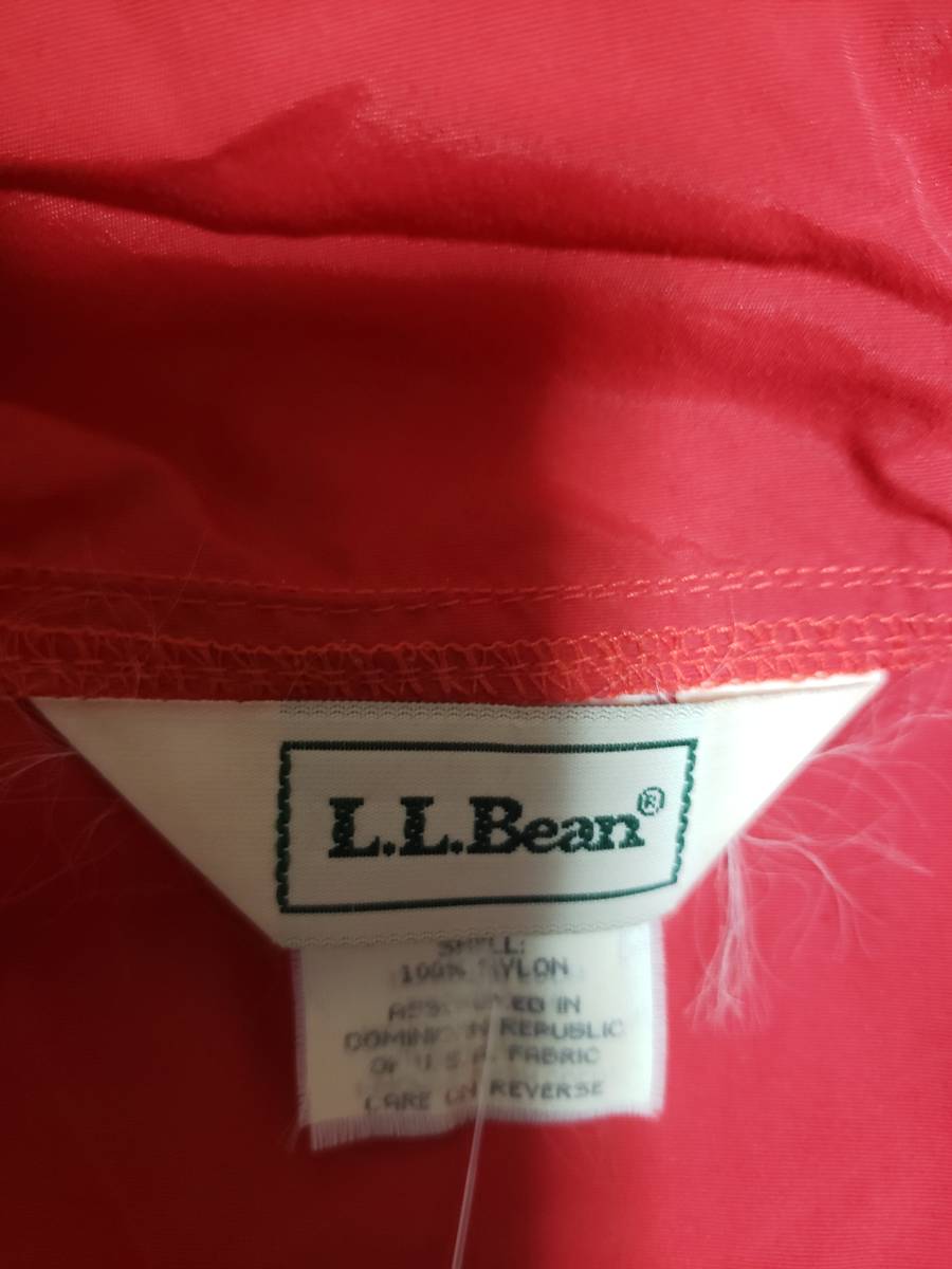 L.L.Bean エルエルビーン アノラック ウィンドブレーカー ジャンバー ブルゾン ヴィンテージ USED 赤 S KIDS 子供_画像3