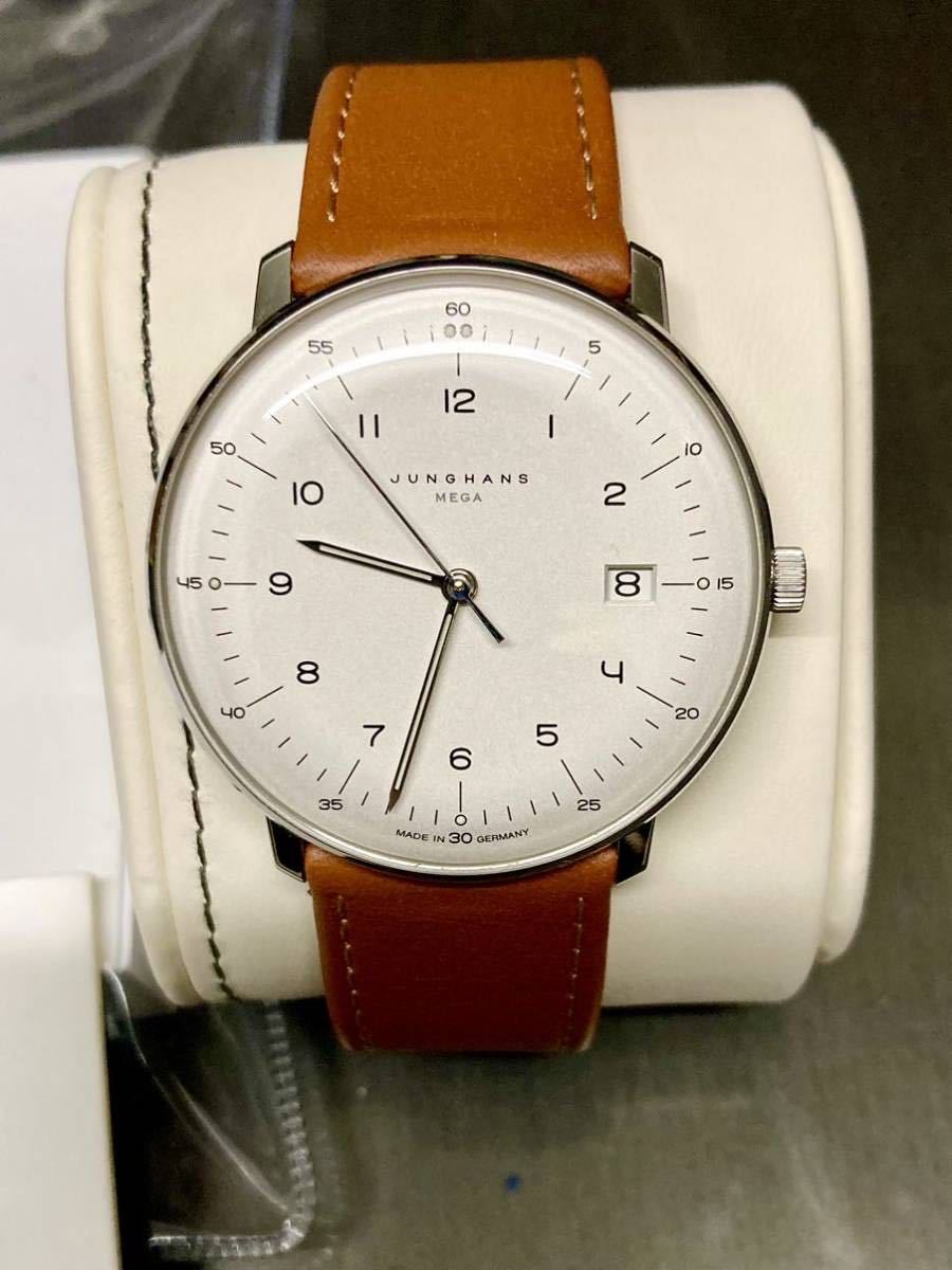 JUNGHANS MAX BILL ユンハンス マックスビル MEGA 電波時計 ベルト未