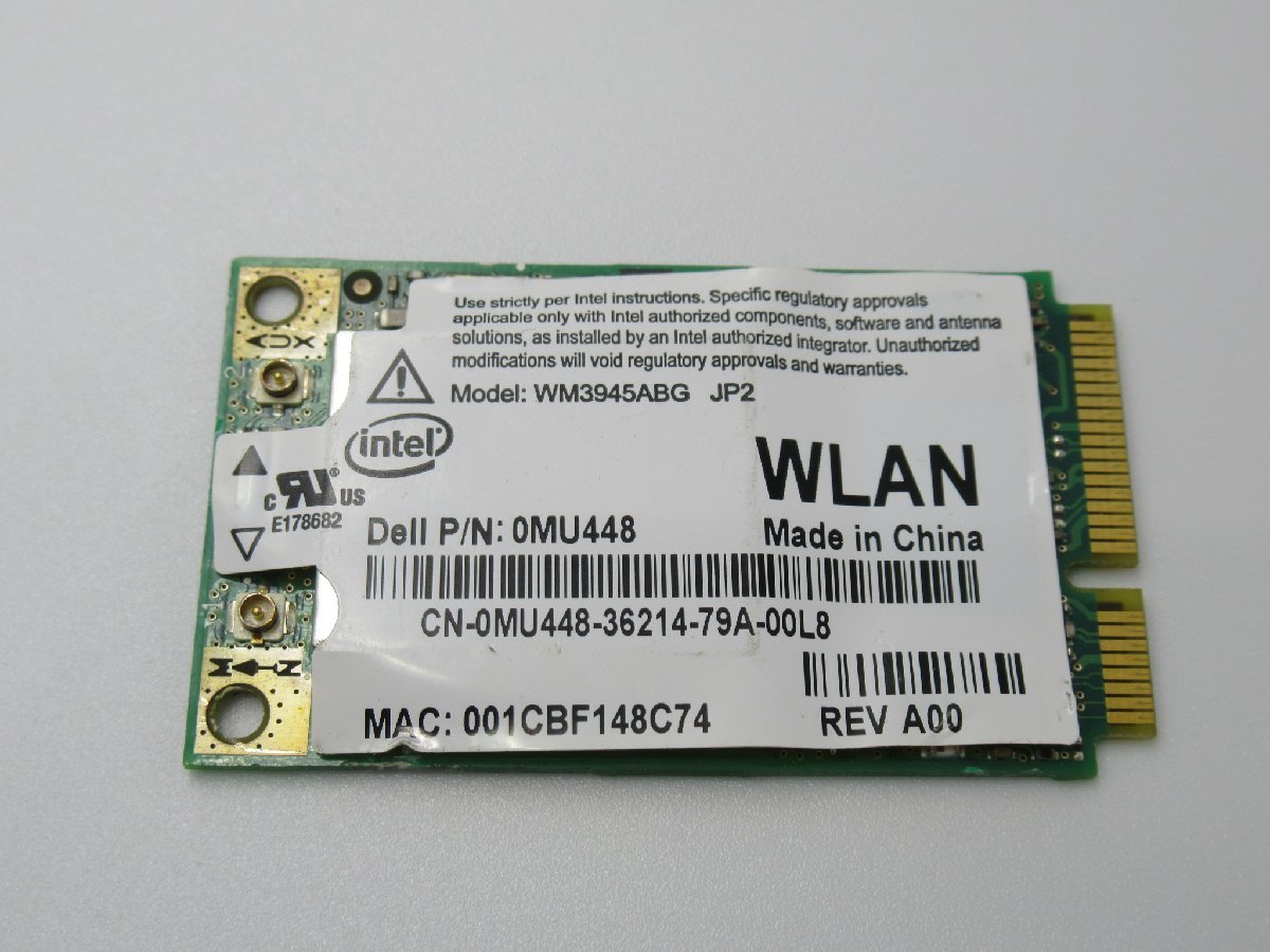 [ единая стоимость доставки 185 иен ] б/у рабочий товар беспроводной LAN Intel PRO/Wireless WM3945ABG Network Connection