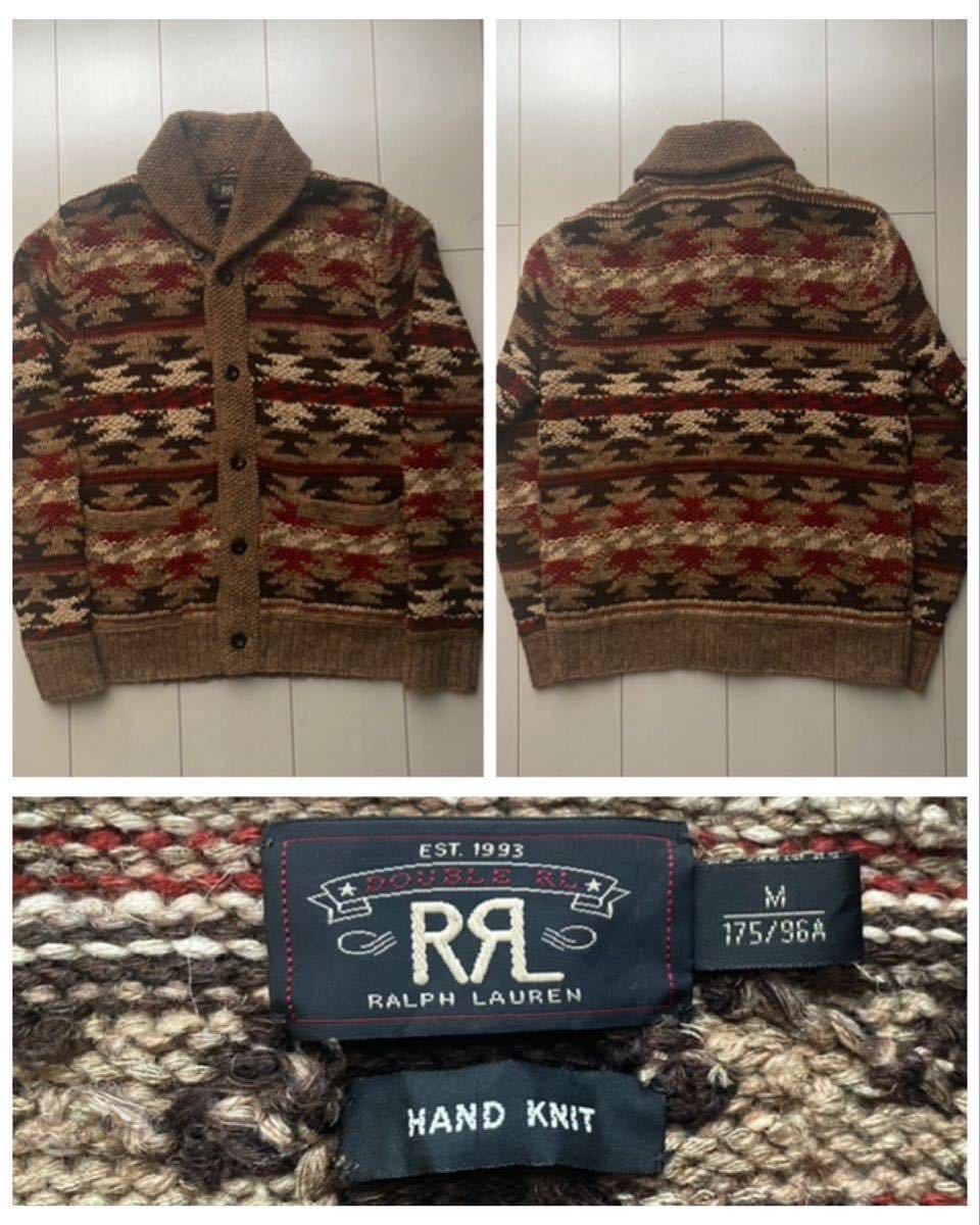 送料無料 未使用 美品 RRL Double RL ダブルアールエル hand knit