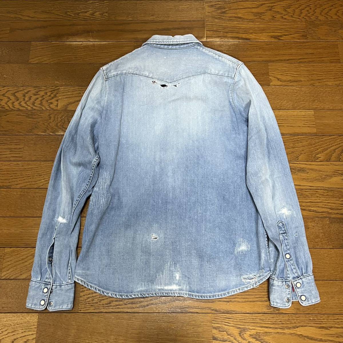ロンハーマン for e-denim ダメージ&リペア加工 デニム パンツ fkip