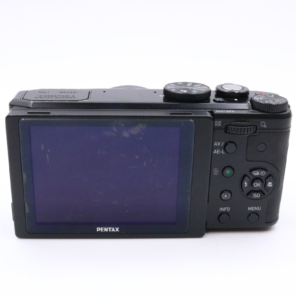 高質 PENTAX デジタルカメラ MX-1 クラシックブラック 1.7インチ大型CMOSセンサー F1.8大口径レンズ PEN