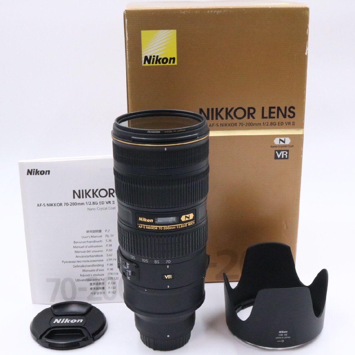 納得できる割引 70-200mm NIKKOR AF-S ニコン Nikon □新品級□ f2.8G