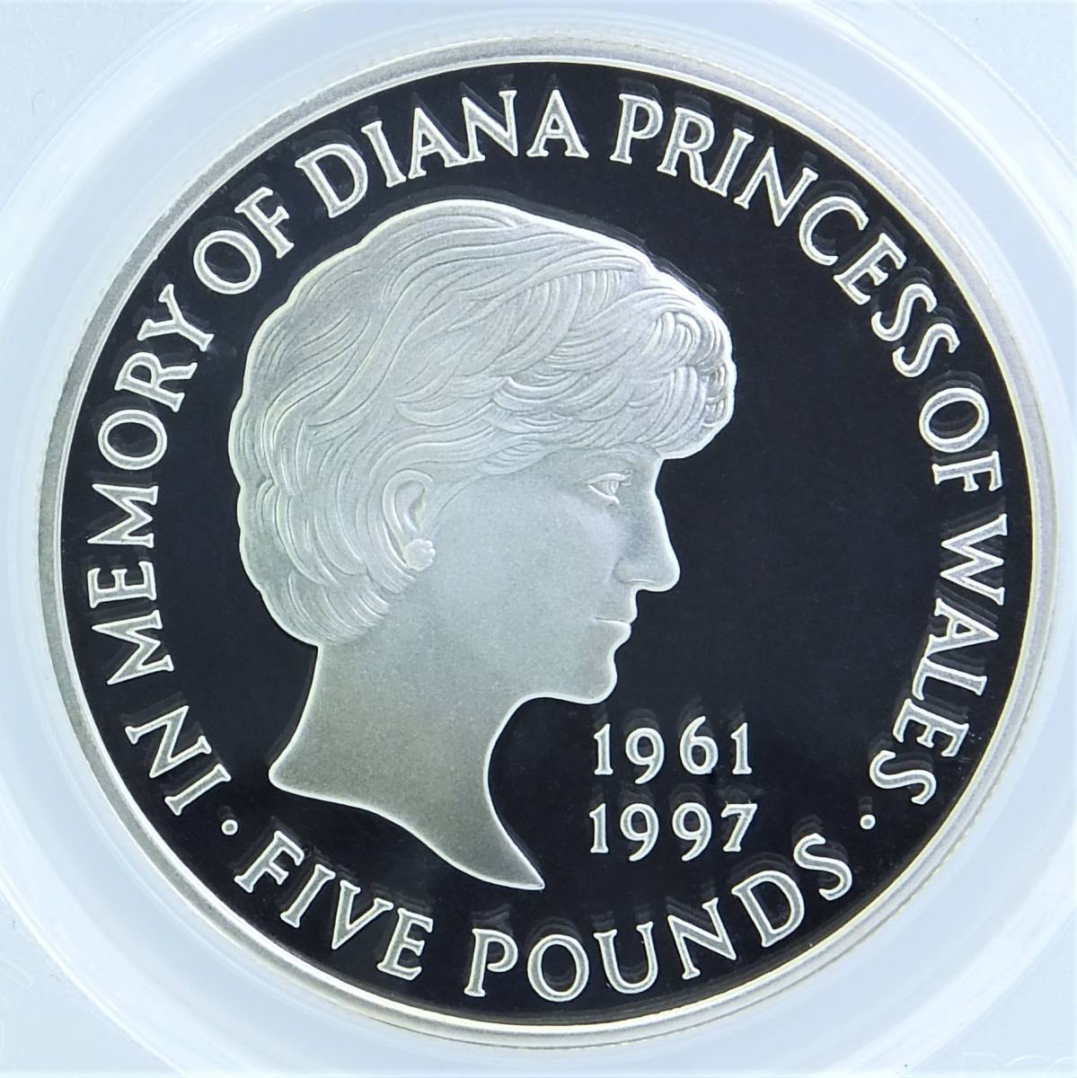 ポンド 【準最高鑑定】1999年 イギリス ダイアナ妃追悼記念 5ポンド