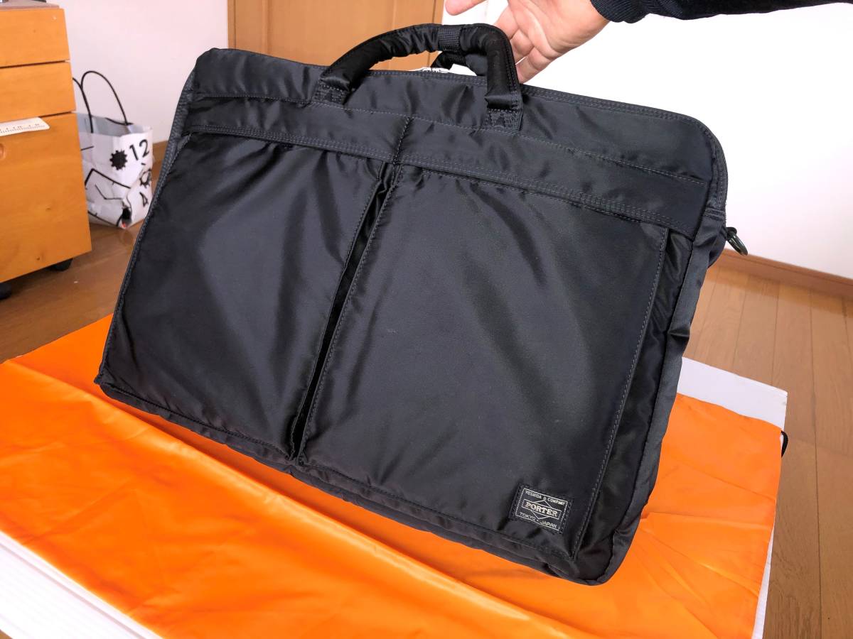  Poe tartan car 3way up te-to model NEW type rucksack shoulder bag 2 layer type XL L briefcase work business beautiful goods 