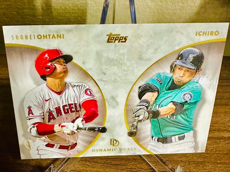 激レア オンライン限定Topps Dynamic Duals 大谷翔平 イチロー On