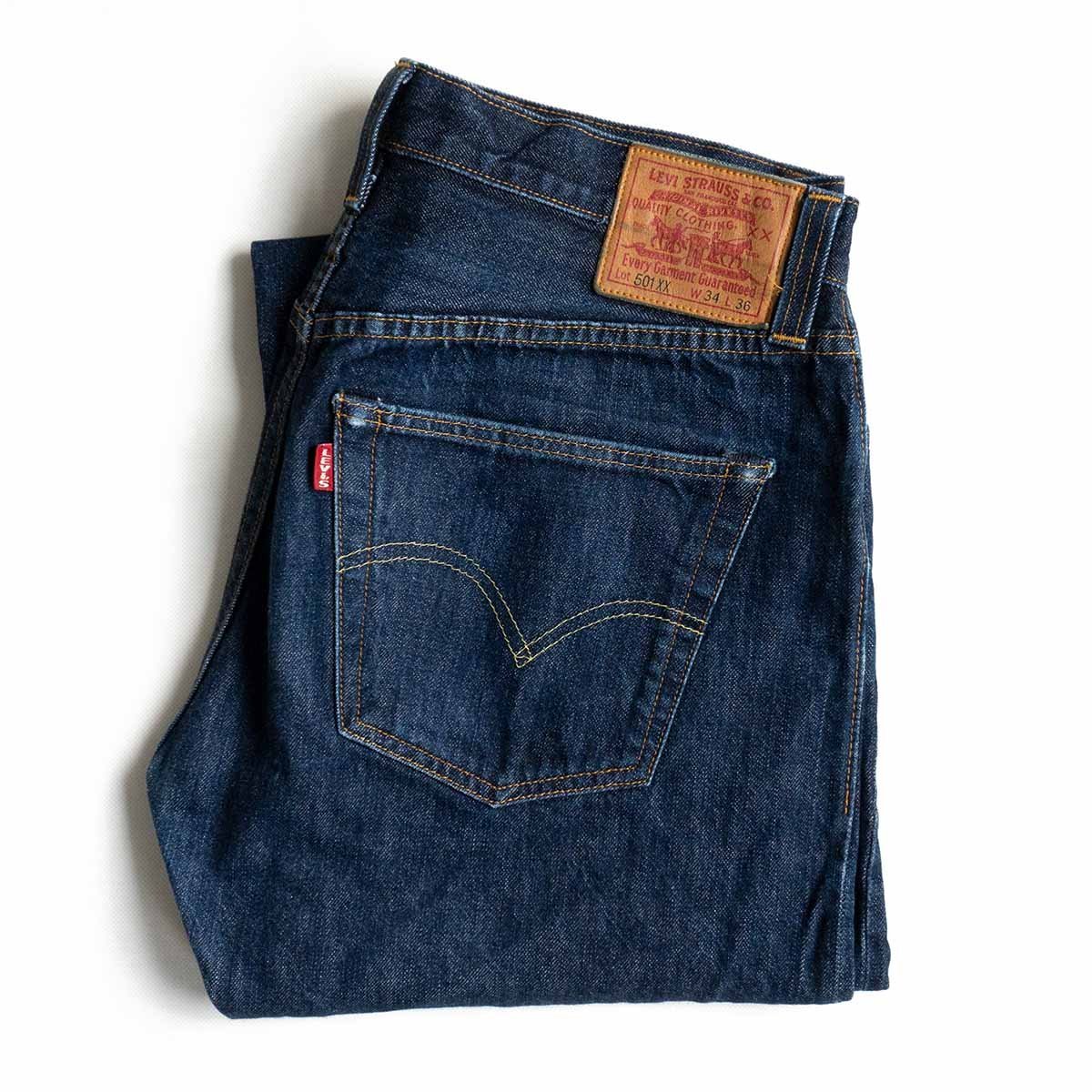 【アメリカ製】 LEVI'S VINTAGE CLOTHING【 47501/501XX BIG E デニムパンツ 】34×36 コーンデニム インディゴ wl y2303104_画像1