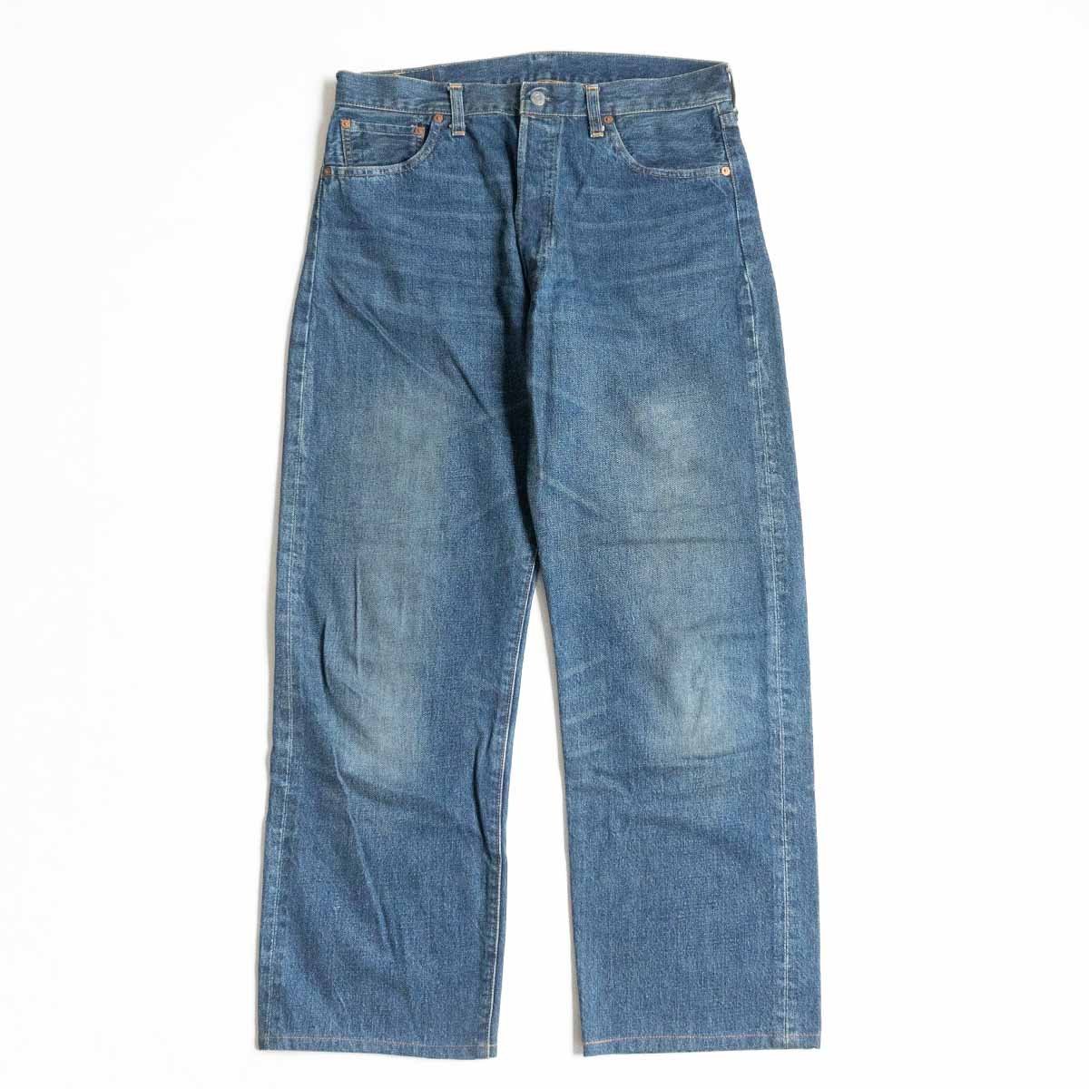 【バレンシア製/加工モデル】 LEVI'S 【501XX BIG E デニムパンツ 】36×36 インディゴ 555 アメリカ製 wxl y2303136_画像2