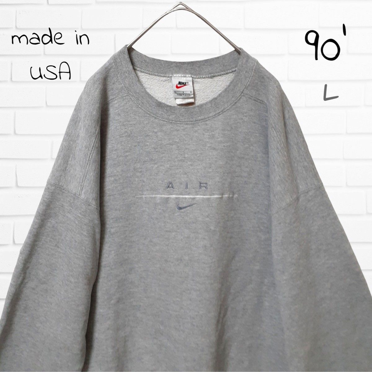USA製】90' NIKE ナイキ スウェット トレーナー L 白タグ|Yahoo USA製】90' NIKE ナイキ スウェット トレーナー L 白タグ|Yahoo