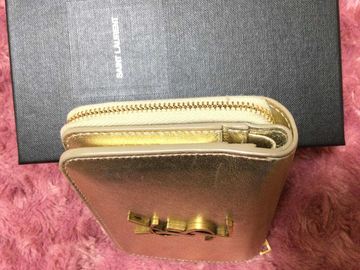 イヴ・サンローラン財布 ゴールド美品|Yahoo!フリマ(旧PayPay イヴ・サンローラン財布 ゴールド美品|Yahoo!フリマ(旧PayPay