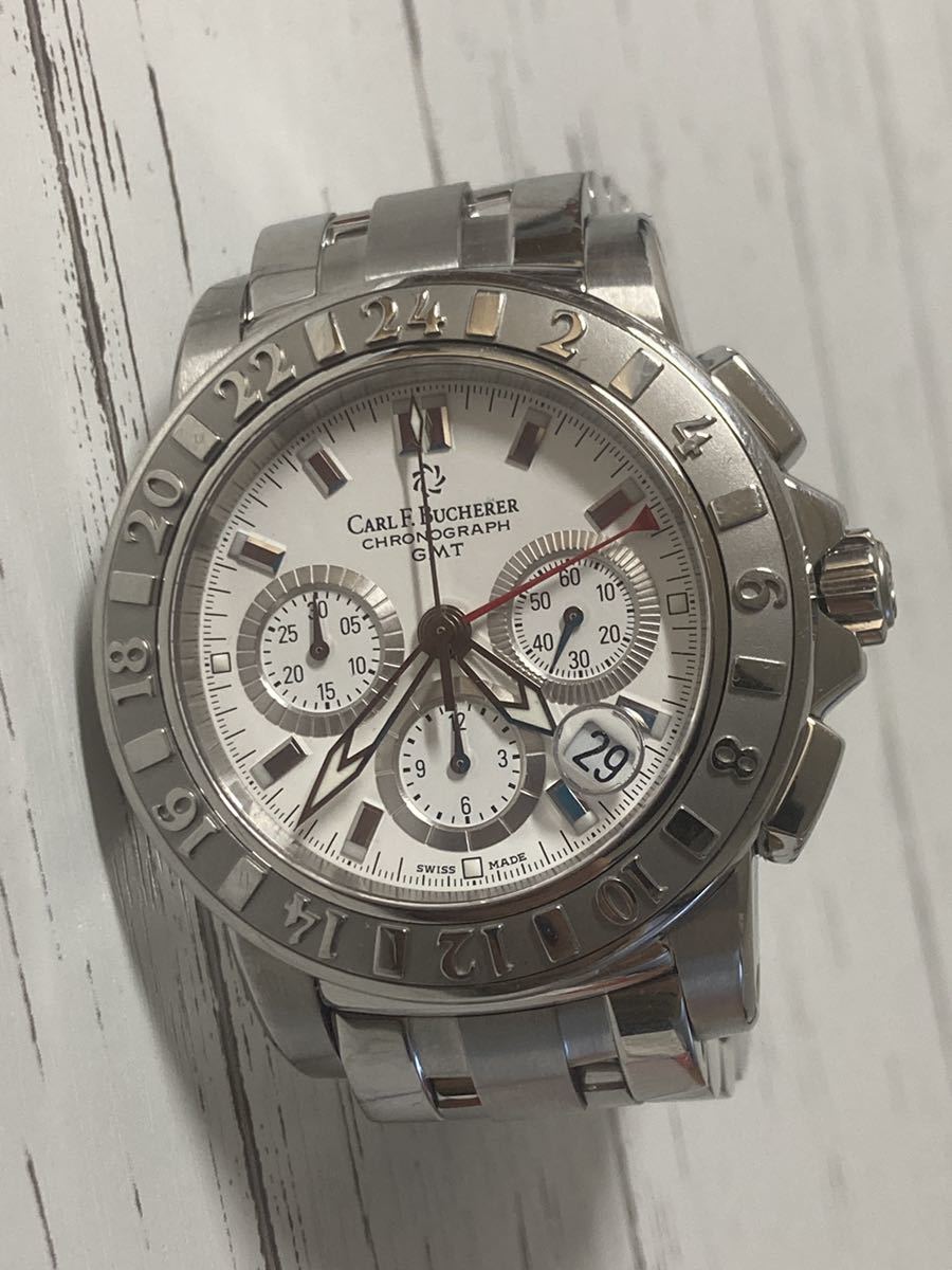 ブヘラ パトラビ GMT クロノグラフ デイト メンズ 腕時計 | labiela.com
