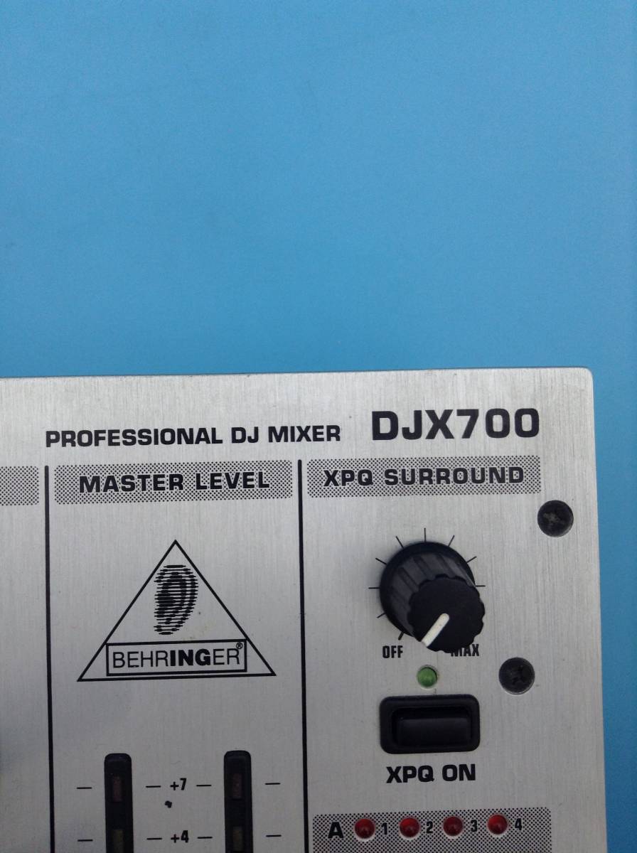 A6133○BEHRINGER ベリンガー PRO MIXER プロミキサー DJX700 コード 通電OK 【ジャンク】
