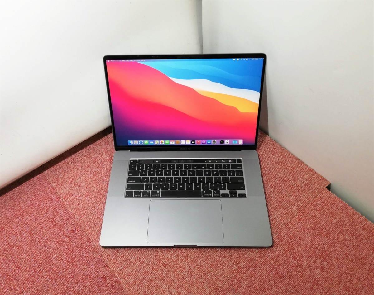 MacBook Pro (16-inch， 2019) スペースグレイ A2141 Core i7-9750H 2.6Ghz/16GB/高速SSD512GB/macOS 11.5.2/Bluetooth/カメラ/充放電119回