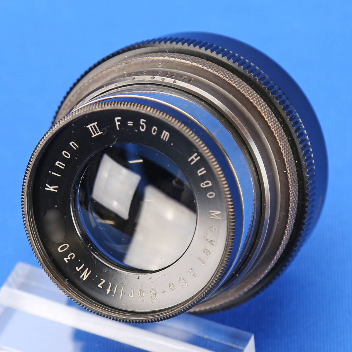 ★激レア＆美品③★ Hugo Meyar社の非常に珍しい初期のプロジェクター用レンズ Kinon キノン 50mmf1.6 （Leica-M/距離計連動）