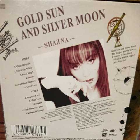 ■S４■ SHAZNA の２枚組アルバム「GOLD SUN AND SILVER MOON」紙箱、ミニCD あり。_画像2