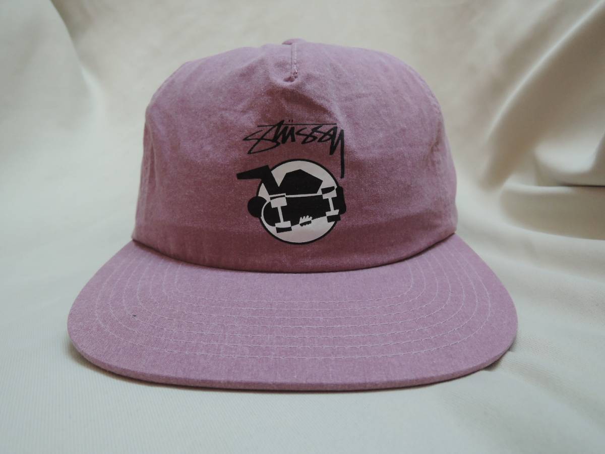 STUSSY ステューシー Pigment Dyed Strapback Cap 赤 公式HP完売 最新人気キャップ　送料込_画像2