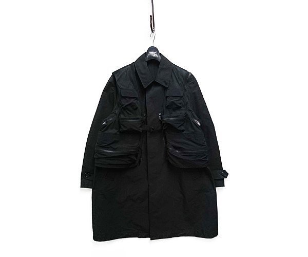 暖色系 27641/ UNDERCOVER ドッキング ステンカラーコート - 通販