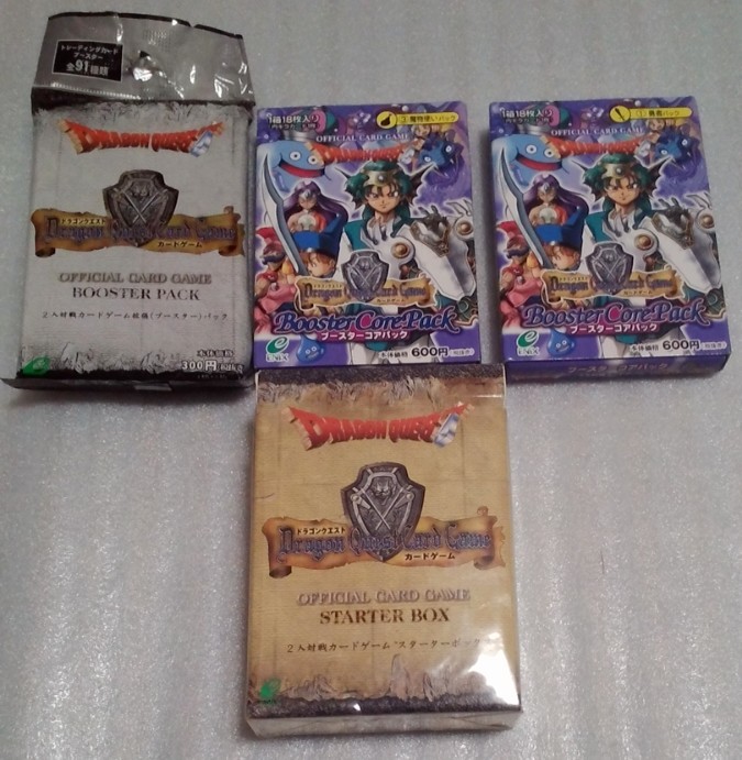 送料無料☆ドラゴンクエスト カードゲーム☆スターターボックス＆ブースターコアパック2種☆デュラン☆ドラクエ トレーディングカード TCG