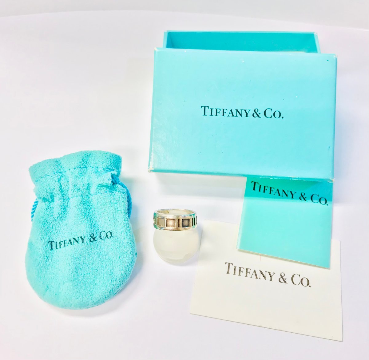 qoj.YP811　TIFFANY＆CO　ティファニー　アトラスリング　SV925　8号