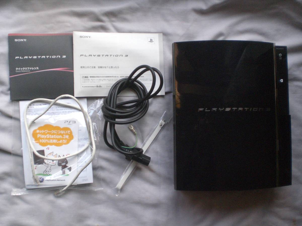 PS３　FW4.89　CECHA006　60GB　初期型　PS2対応 　SACD対応　ジャンク