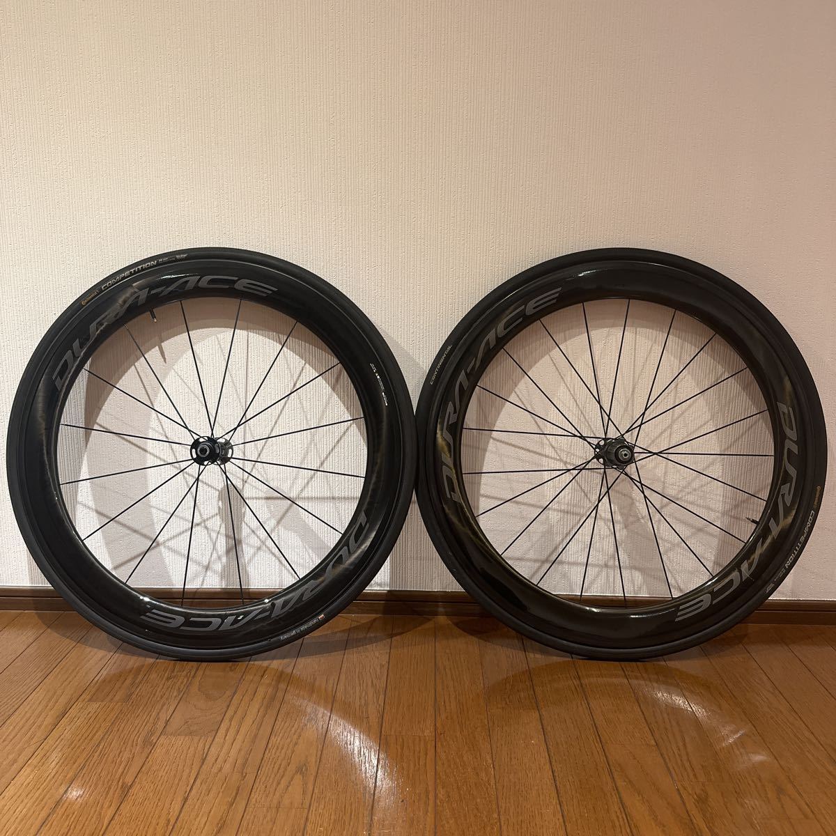 シマノ リムブレーキ チューブラー CARBON DURA-ACE WH-9100 C60 TU