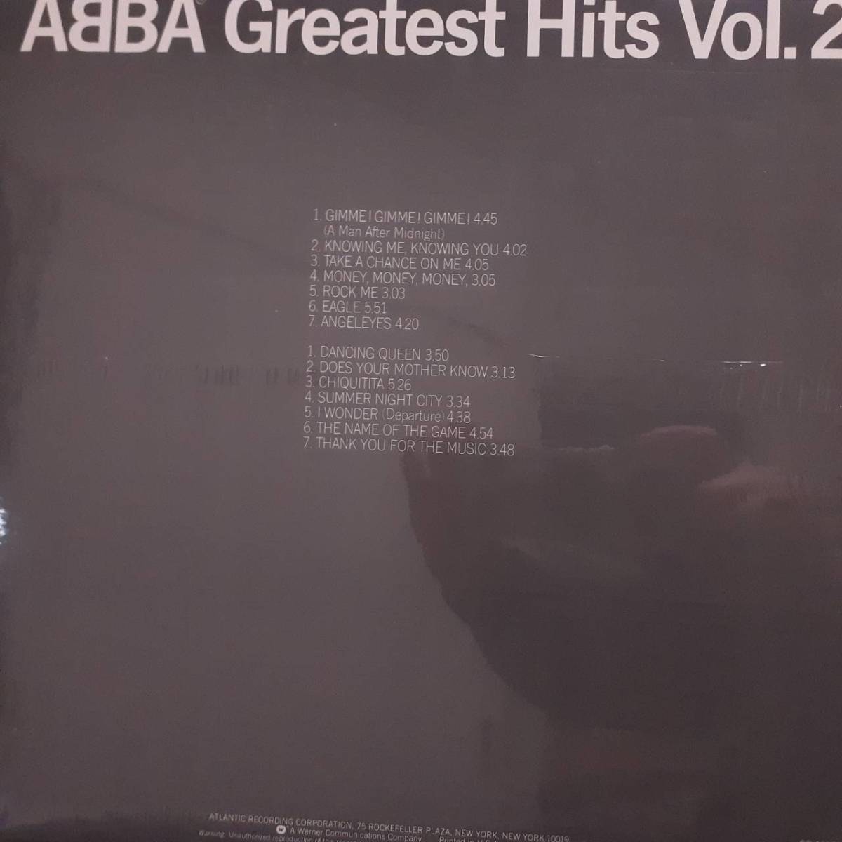 奇跡 未開封シールド！米オリジLP！ABBA / Greatest Hits Vol.2 1979年 Atlantic SD 16009 Dancing Queen, Money, Money, Money Sealed_画像2