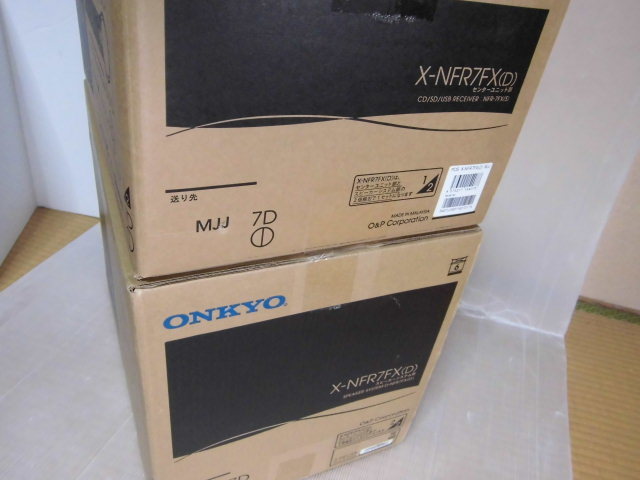 ★未開封・新品★オンキヨー ONKYO X-NFR7FX センターユニット部とスピーカーのセット★ NFR-7FX ハイレゾ対応機器の画像3