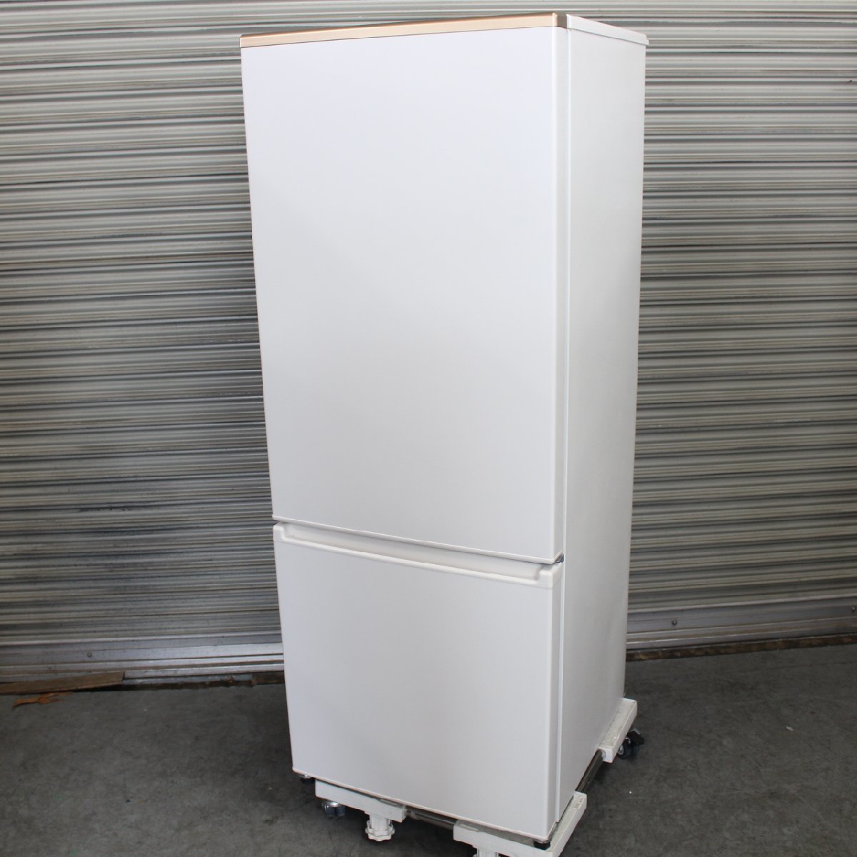 T911)【良品】アクア 2ドア 2022年製 201L AQR-20MBK 耐熱トップテーブル 右開き 2ドア冷蔵庫 AQUA ホワイト 冷凍 冷蔵