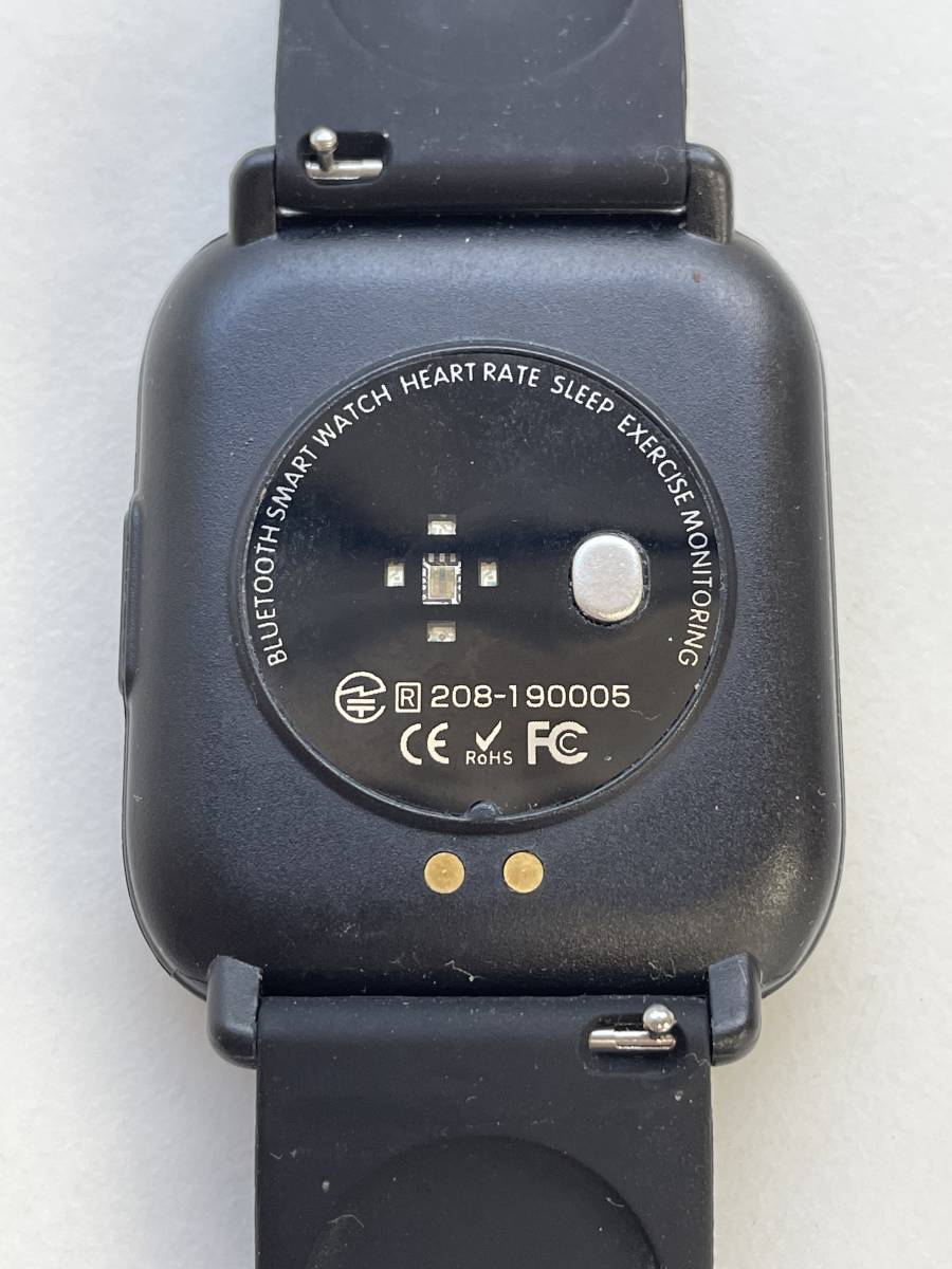 4151　480円～ 稼働品　Smart Watch スマートウォッチ　208-190005　Bluetooth　心拍数　活動軽量　腕時計　_画像4