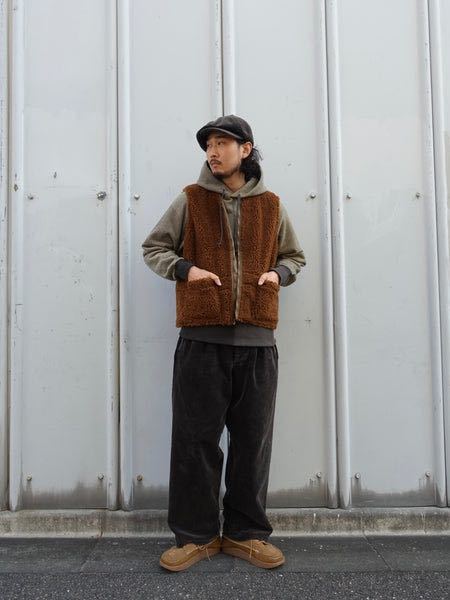 NIGEL CABOURN Reversible Deck Vest Cotton Nylon ナイジェルケーボン