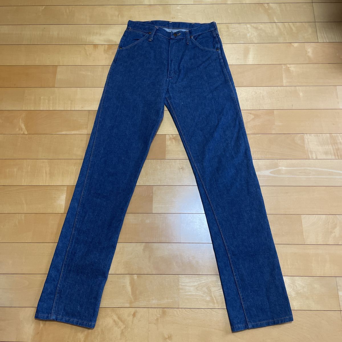 60s ヴィンテージ WRANGLER BLUE BELL 12MWZ 斜めベル デニムパンツ