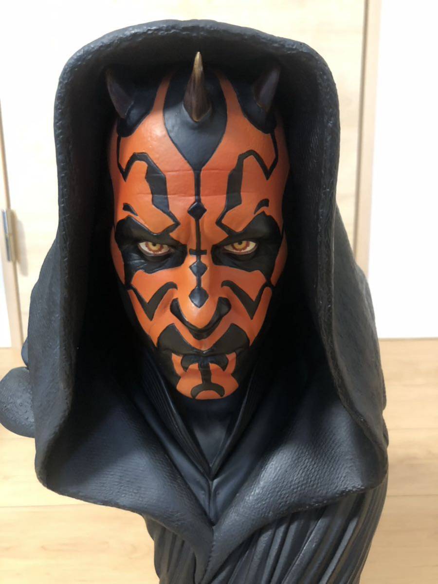 SIDESHOW LEGENDARY SCALE BUST STAR WARS DARTH MAUL サイドショウスターウォーズダースモール_画像2