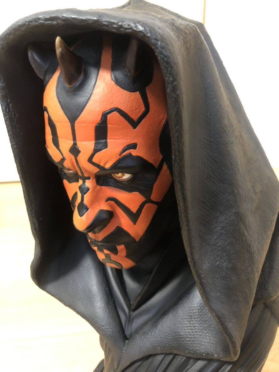 SIDESHOW LEGENDARY SCALE BUST STAR WARS DARTH MAUL サイドショウスターウォーズダースモール_画像3