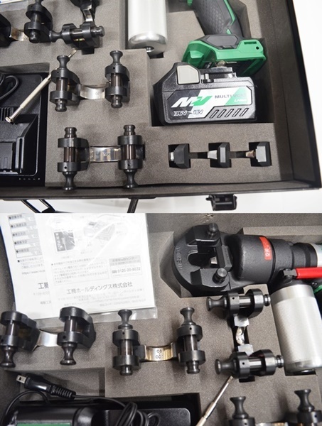 美品 HiKOKI ハイコーキ コードレス圧着機 VC18DBL 税込 送料 美品 HiKOKI ハイコーキ コードレス圧着機 VC18DBL 税込 送料
