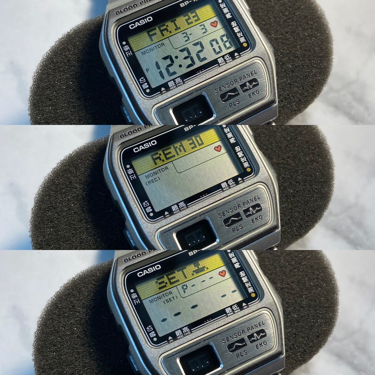 美品 90's rare CASIO BP-120 BLOOD PRESSURE MONITOR 新品電池 美品 90's rare CASIO BP-120 BLOOD PRESSURE MONITOR 新品電池