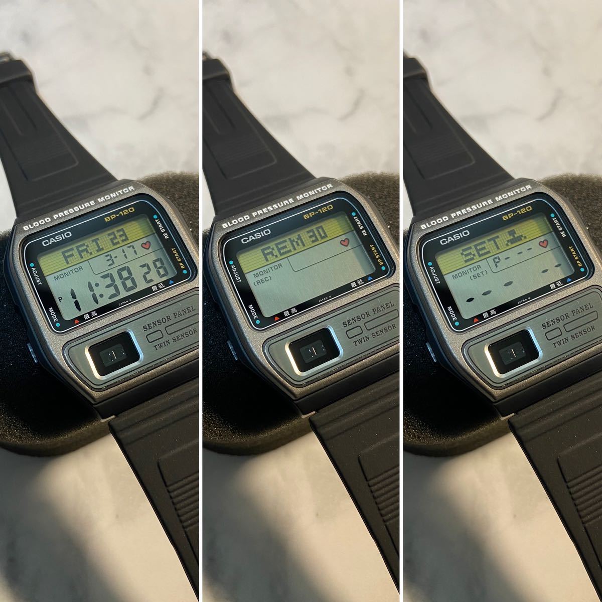 極美品 90's rare CASIO BP-120 BLOOD PRESSURE MONITOR 新品 極美品 90's rare CASIO BP-120 BLOOD PRESSURE MONITOR 新品