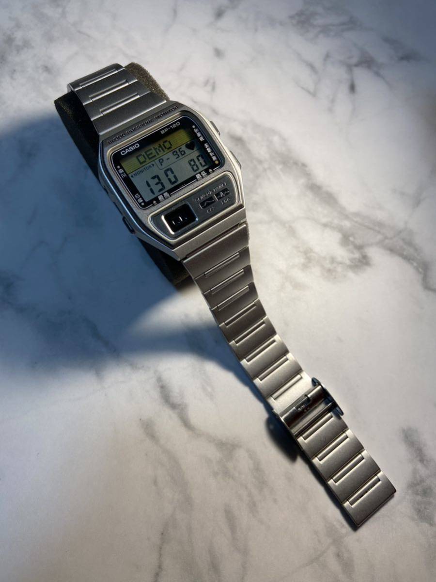 美品 90's rare CASIO BP-120 BLOOD PRESSURE MONITOR 新品電池 美品 90's rare CASIO BP-120 BLOOD PRESSURE MONITOR 新品電池