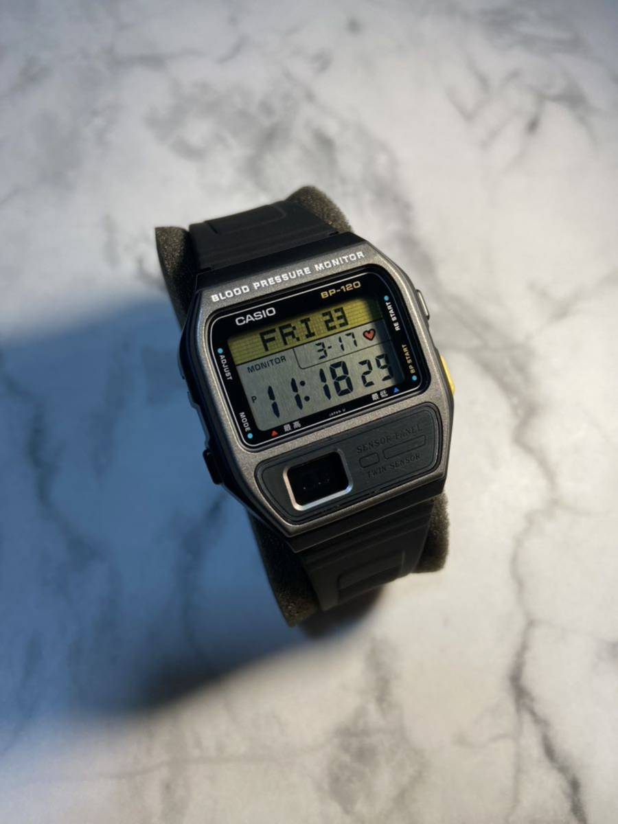 極美品 90's rare CASIO BP-120 BLOOD PRESSURE MONITOR 新品 極美品 90's rare CASIO BP-120 BLOOD PRESSURE MONITOR 新品